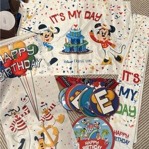 Disney Cruise Birthday Room Decorations